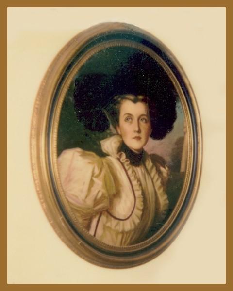 Painted portrait of Annabel Lee
