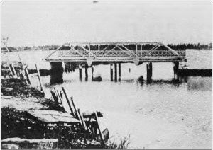 Dennis Creek Landing bridge circa 1925