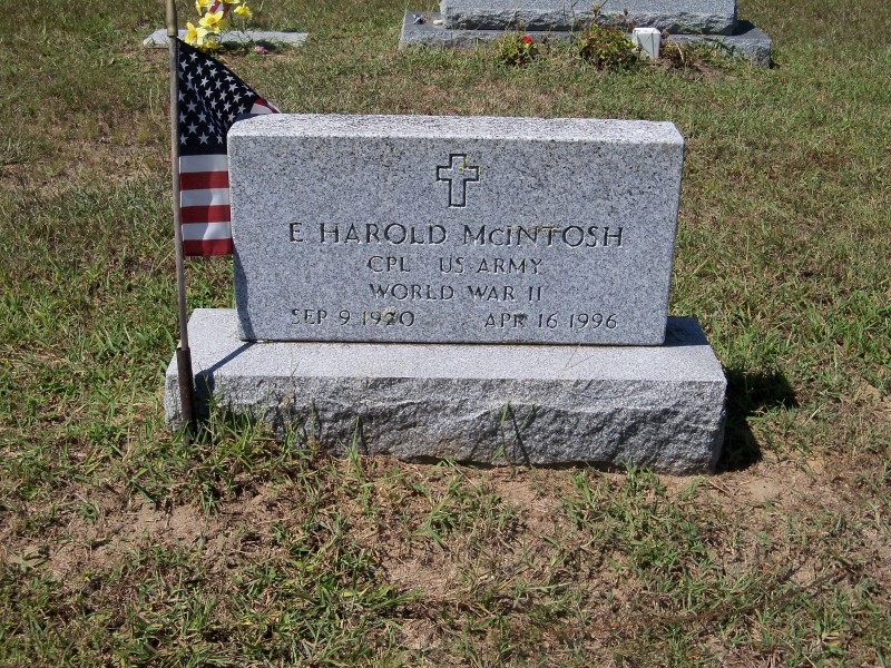 E. Harold McIntosh marker