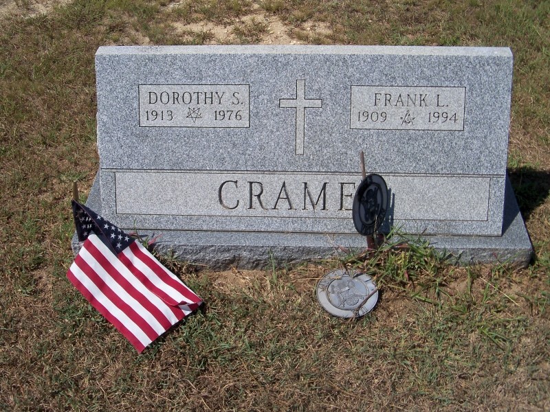 Frank Cramer memorial stone