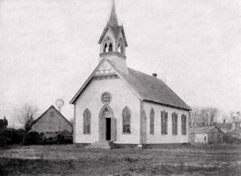 Very old photo of South Seaville Methodist Church